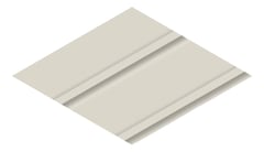 3D Presentation Image of Metal SheetCladding Fielders Finesse Grandeur525 Dune