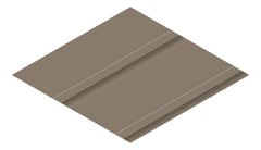 3D Presentation Image of Metal SheetCladding Fielders Finesse Grandeur525 Jasper