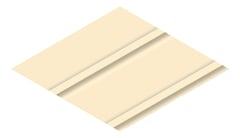 3D Presentation Image of Metal SheetCladding Fielders Finesse Grandeur525 Paperbark