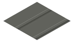 3D Presentation Image of Metal SheetCladding Fielders Finesse Grandeur525 WoodlandGrey