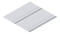 3D Presentation Image of Metal SheetCladding Fielders Finesse Grandeur525 ZincalumeSteel