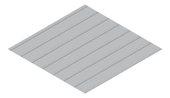 3D Presentation Image of Metal SheetCladding Fielders Finesse NeoRoman275 Bluegum