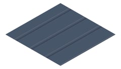 3D Presentation Image of Metal SheetCladding Fielders Finesse NeoRoman275 DeepOcean