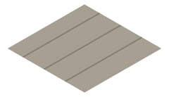 3D Presentation Image of Metal SheetCladding Fielders Finesse NeoRoman275 Gully