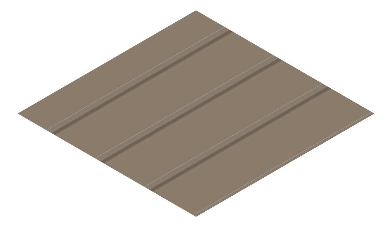 3D Presentation Image of Metal SheetCladding Fielders Finesse NeoRoman275 Jasper