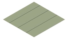 3D Presentation Image of Metal SheetCladding Fielders Finesse NeoRoman275 PaleEucalypt