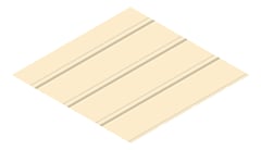 3D Presentation Image of Metal SheetCladding Fielders Finesse NeoRoman275 Paperbark