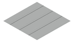 3D Presentation Image of Metal SheetCladding Fielders Finesse NeoRoman275 Windspray