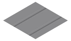 3D Presentation Image of Metal SheetCladding Fielders Finesse NeoRoman475 BasaltMatt