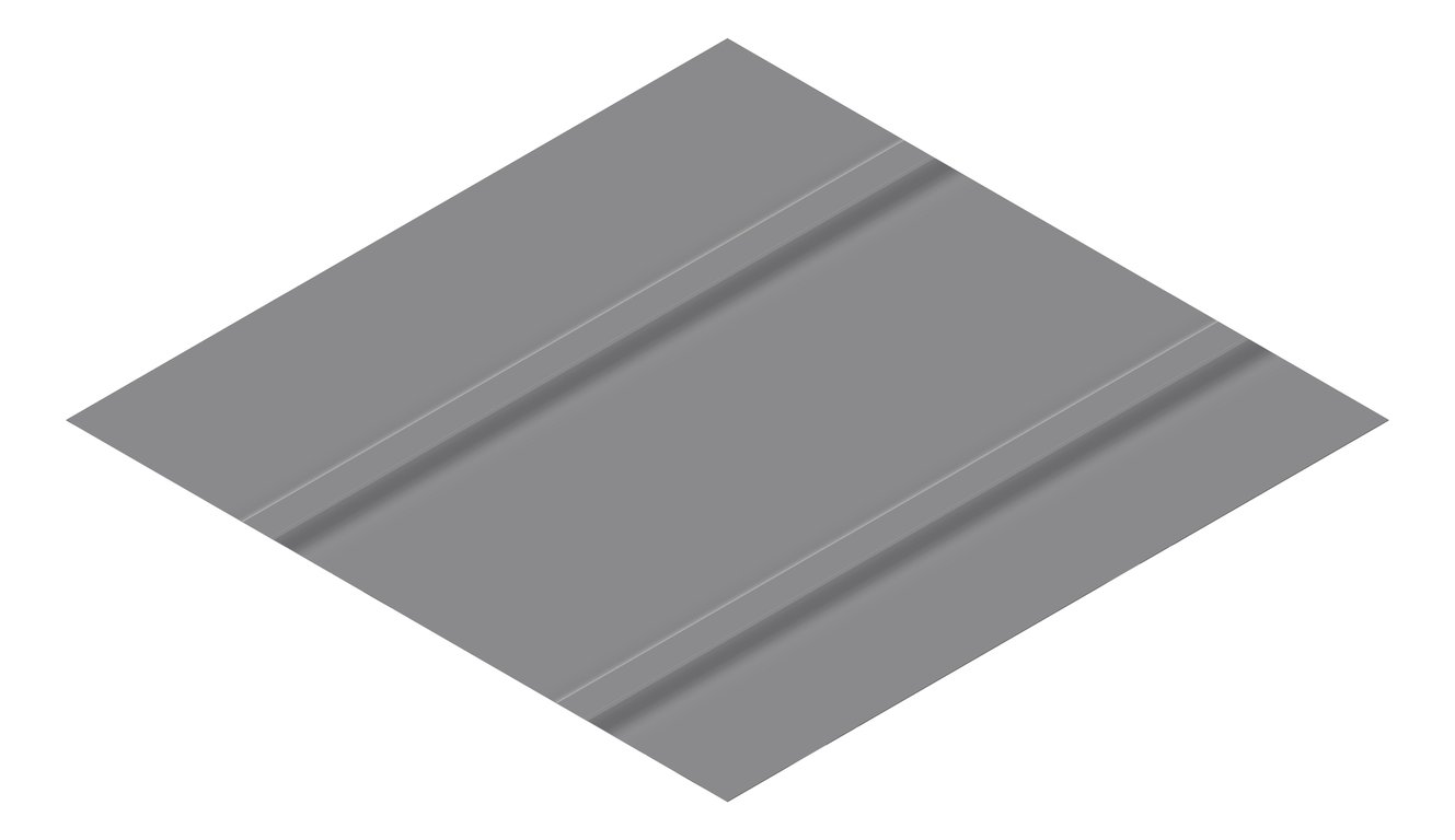 3D Presentation Image of Metal SheetCladding Fielders Finesse NeoRoman475 BasaltMatt