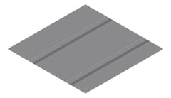 3D Presentation Image of Metal SheetCladding Fielders Finesse NeoRoman475 Basalt