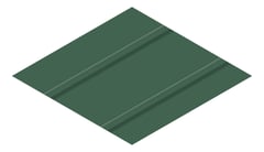 3D Presentation Image of Metal SheetCladding Fielders Finesse NeoRoman475 CottageGreen