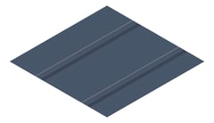 3D Presentation Image of Metal SheetCladding Fielders Finesse NeoRoman475 DeepOcean