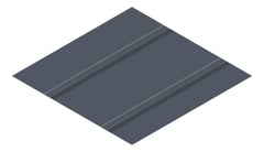 3D Presentation Image of Metal SheetCladding Fielders Finesse NeoRoman475 Ironstone