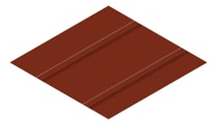 3D Presentation Image of Metal SheetCladding Fielders Finesse NeoRoman475 ManorRed