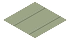 3D Presentation Image of Metal SheetCladding Fielders Finesse NeoRoman475 PaleEucalypt