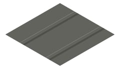 3D Presentation Image of Metal SheetCladding Fielders Finesse NeoRoman475 WoodlandGrey