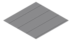 3D Presentation Image of Metal SheetCladding Fielders Finesse Prominence265 Basalt