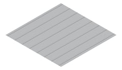 3D Presentation Image of Metal SheetCladding Fielders Finesse Prominence265 BluegumMatt