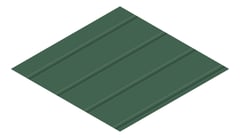 3D Presentation Image of Metal SheetCladding Fielders Finesse Prominence265 CottageGreen