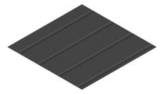 3D Presentation Image of Metal SheetCladding Fielders Finesse Prominence265 MonumentMatt