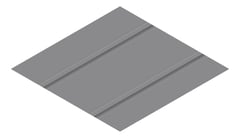 3D Presentation Image of Metal SheetCladding Fielders Finesse Prominence465 BasaltMatt