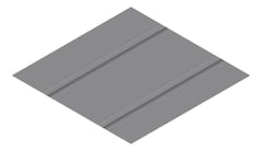 3D Presentation Image of Metal SheetCladding Fielders Finesse Prominence465 Basalt