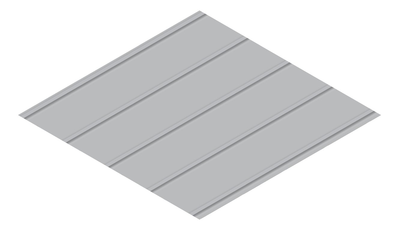 3D Presentation Image of Metal SheetCladding Fielders Finesse Prominence465 BluegumMatt