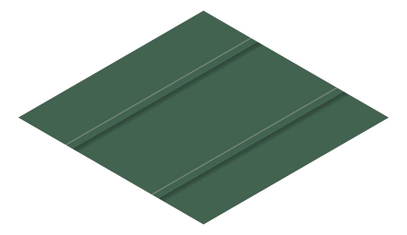 3D Presentation Image of Metal SheetCladding Fielders Finesse Prominence465 CottageGreen
