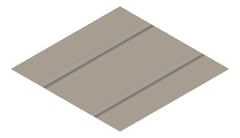 3D Presentation Image of Metal SheetCladding Fielders Finesse Prominence465 Gully