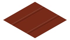 3D Presentation Image of Metal SheetCladding Fielders Finesse Prominence465 ManorRed