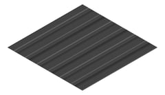 3D Presentation Image of Metal SheetCladding Fielders Finesse Shadowline305 MonumentMatt