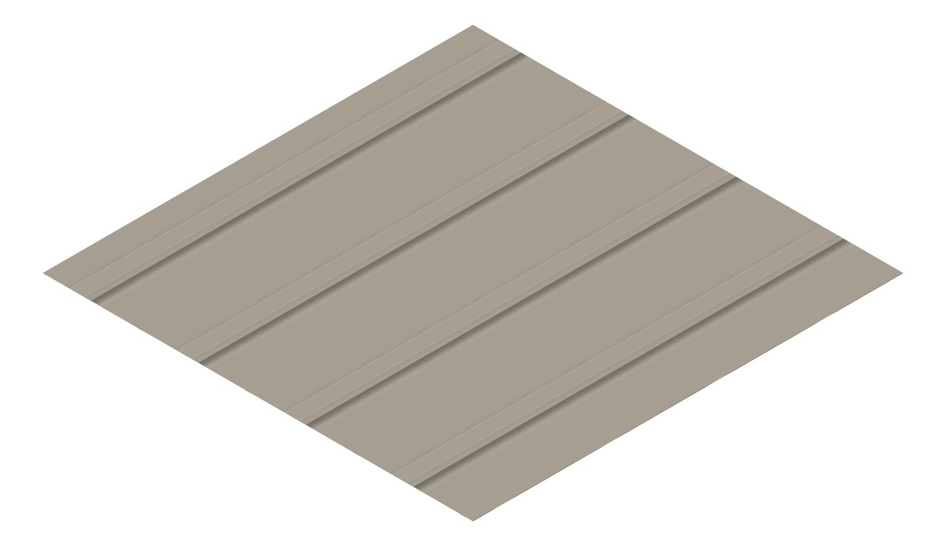 3D Presentation Image of Metal SheetCladding Fielders CDek Gully