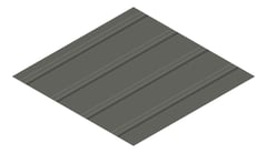 3D Presentation Image of Metal SheetCladding Fielders CDek WoodlandGrey