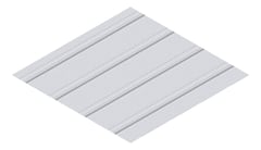 3D Presentation Image of Metal SheetCladding Fielders CDek ZincalumeSteel