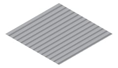 3D Presentation Image of Metal SheetCladding Fielders CorroMax21 Astro