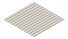 3D Presentation Image of Metal SheetCladding Fielders CorroMax21 DuneMatt