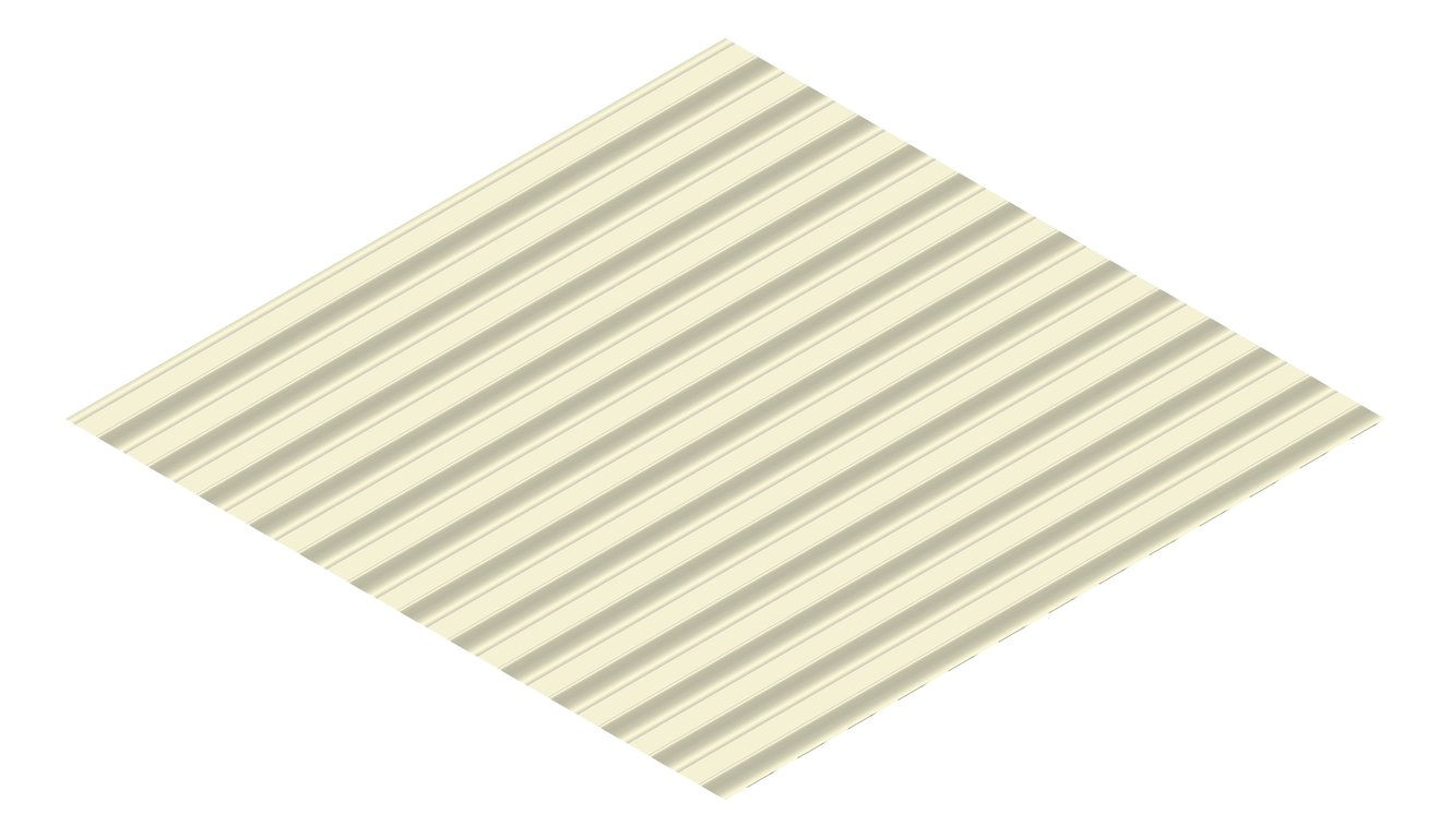 3D Presentation Image of Metal SheetCladding Fielders CorroMax21 EveningHaze