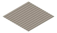 3D Presentation Image of Metal SheetCladding Fielders CorroMax21 Gully