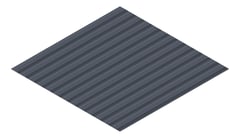 3D Presentation Image of Metal SheetCladding Fielders CorroMax21 Ironstone