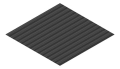 3D Presentation Image of Metal SheetCladding Fielders CorroMax21 MonumentMatt