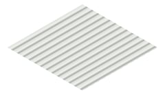 3D Presentation Image of Metal SheetCladding Fielders CorroMax21 ShaleGrey