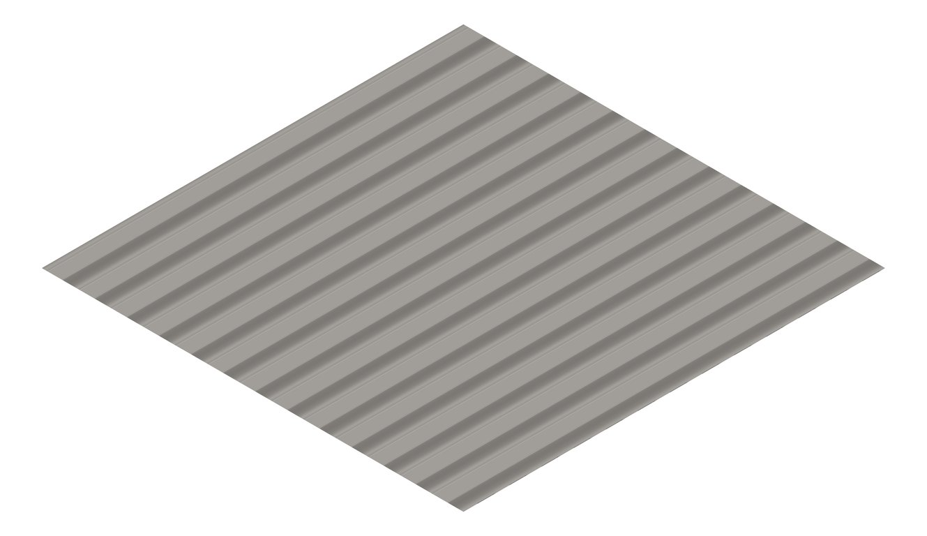 3D Presentation Image of Metal SheetCladding Fielders CorroMax21 Wallaby