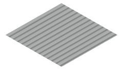 3D Presentation Image of Metal SheetCladding Fielders CorroMax21 Windspray