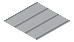 3D Presentation Image of Metal SheetCladding Fielders HiKlip630 Astro