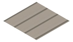 3D Presentation Image of Metal SheetCladding Fielders HiKlip630 Gully