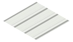 3D Presentation Image of Metal SheetCladding Fielders HiKlip630 ShaleGreyMatt