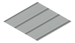 3D Presentation Image of Metal SheetCladding Fielders HiKlip630 Windspray