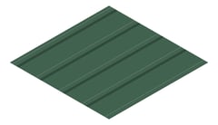 3D Presentation Image of Metal SheetCladding Fielders KingKlip700 NSW VIC CottageGreen