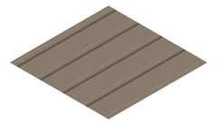 3D Presentation Image of Metal SheetCladding Fielders KingKlip700 NSW VIC Jasper